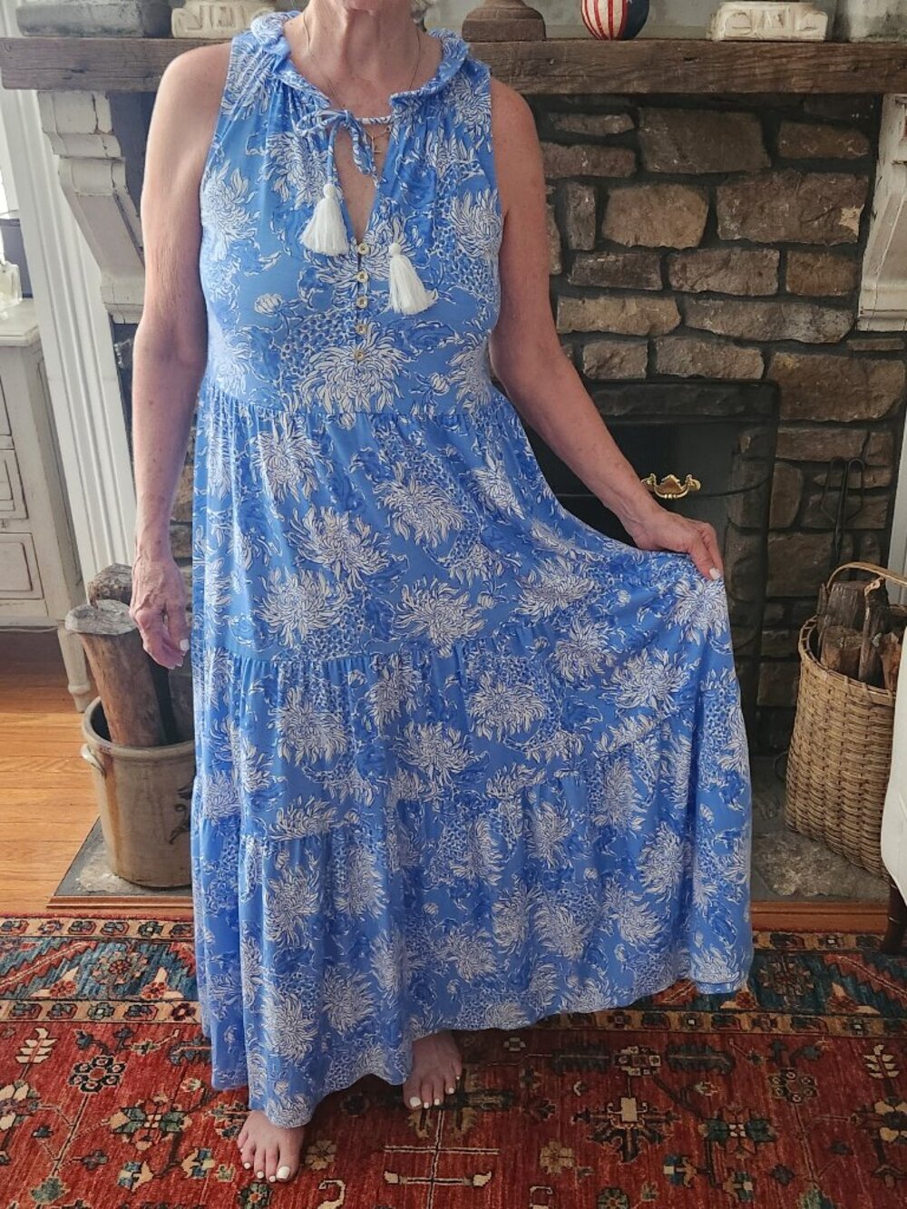 Lilly Pulitzer Medium Malone Maxi Dress